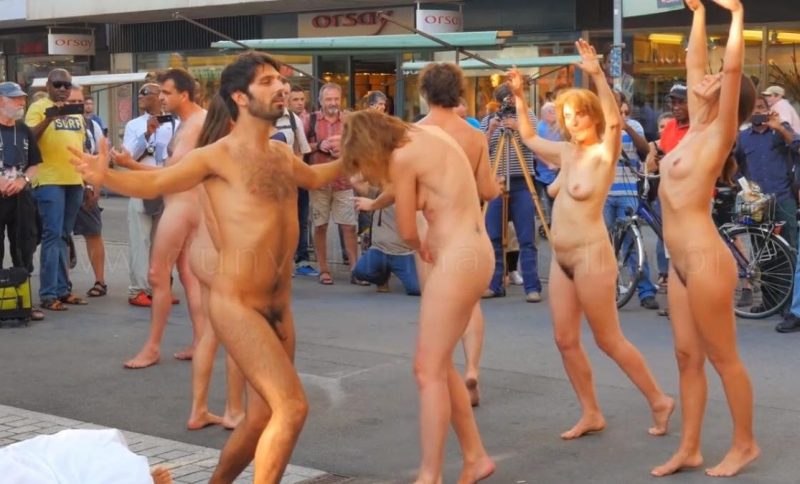 Naked Fiesta held in Swiss